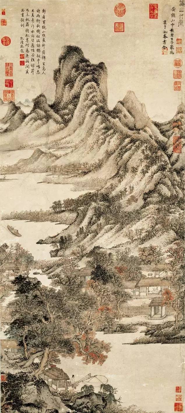 山水画|最好的元代山水画，一定有他们