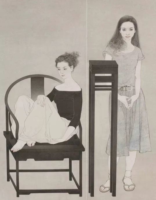 罗寒蕾工笔人物欣赏赞不绝口