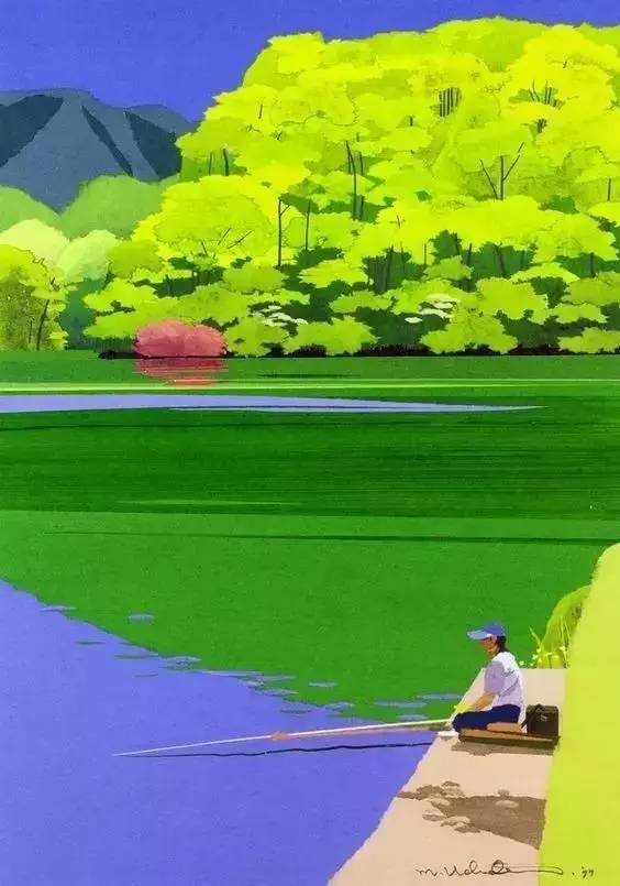 画画如何做到颜色艳而不俗 绘画 内田正泰 画廊 个展 版画