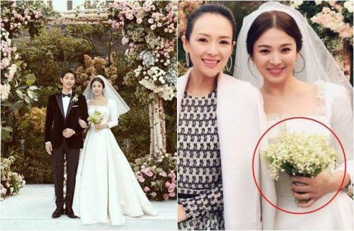 宋慧乔结婚时的捧花大有来头 凯特王妃 米兰达 可儿都选了它