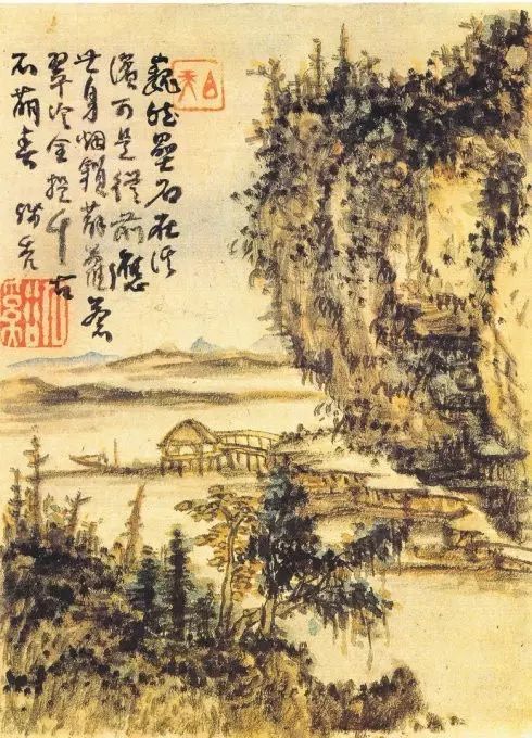 髡残|看髡残的画，就像吃了一杯龙井茶