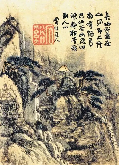 髡残|看髡残的画，就像吃了一杯龙井茶