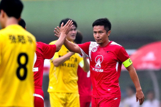 为广州太阳神征战的彭伟国