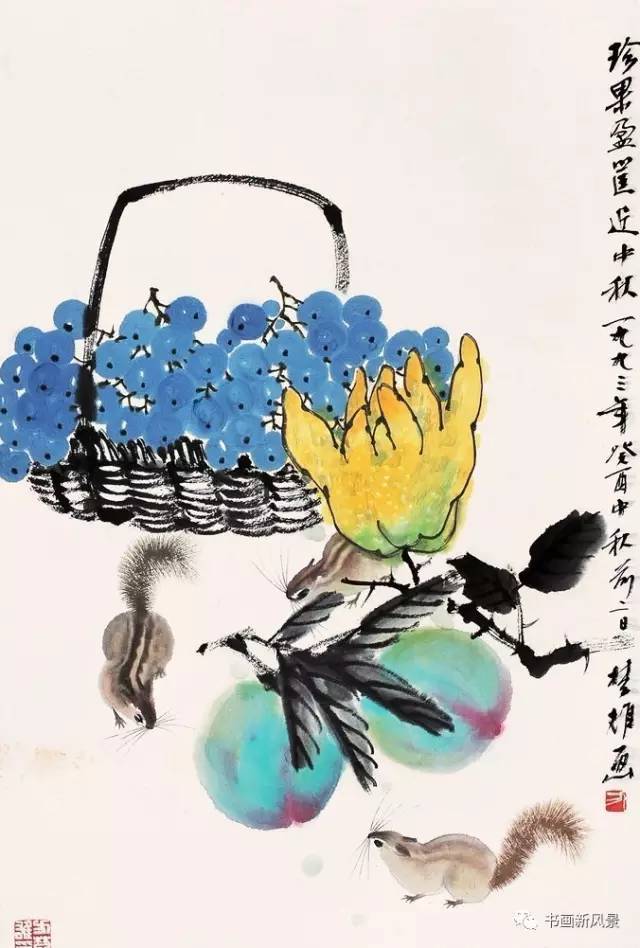 方楚雄|看他画的小松鼠，绝对是一种享受！