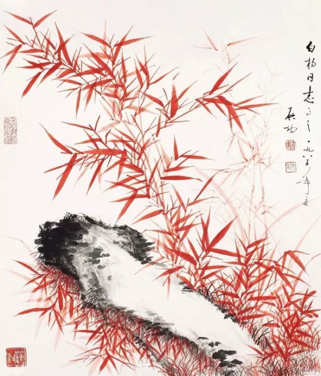 启功|启功画竹，风景独好！
