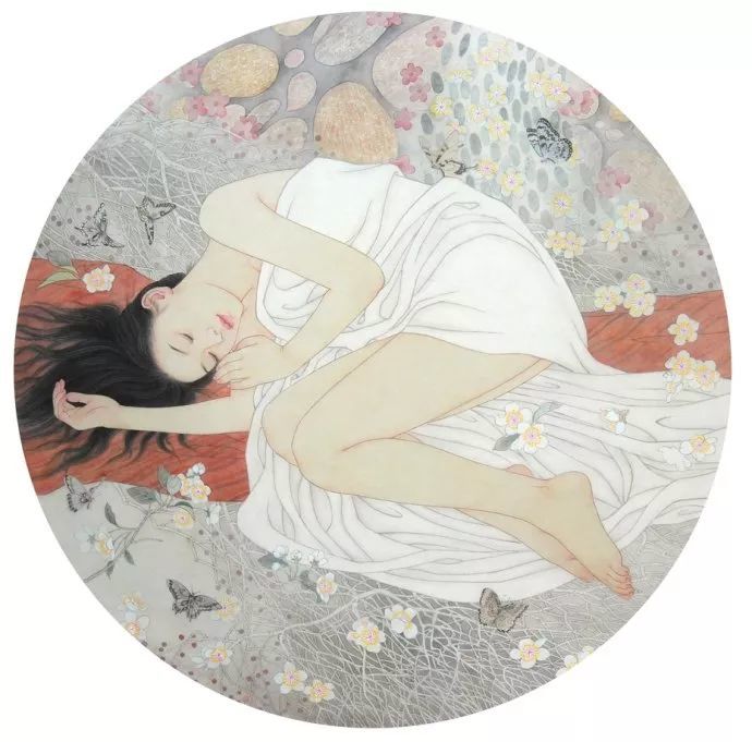 赵胜琛现代工笔人物绘画,朴素纯粹的美感!