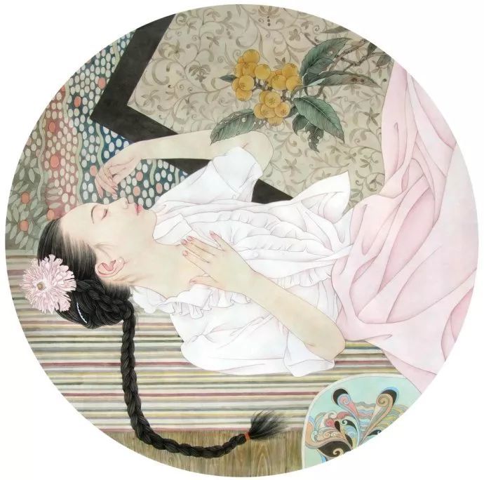 赵胜琛现代工笔人物绘画,朴素纯粹的美感!