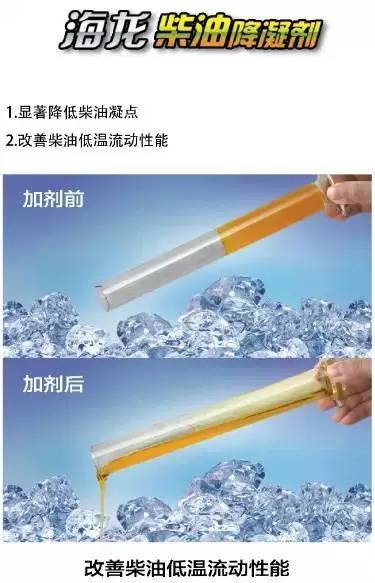 中石化海龙柴油降凝剂让柴油冬季不凝固