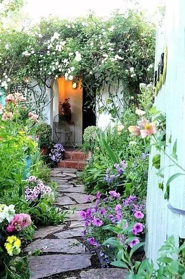 庭院|漂亮的汀步踏石，你自己动手就可以做几个