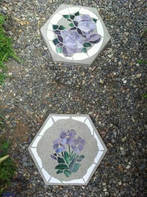 庭院|漂亮的汀步踏石，你自己动手就可以做几个