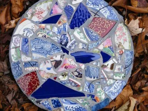 庭院|漂亮的汀步踏石，你自己动手就可以做几个