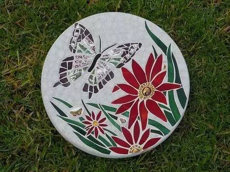 庭院|漂亮的汀步踏石，你自己动手就可以做几个