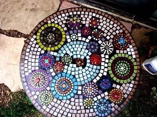 庭院|漂亮的汀步踏石，你自己动手就可以做几个