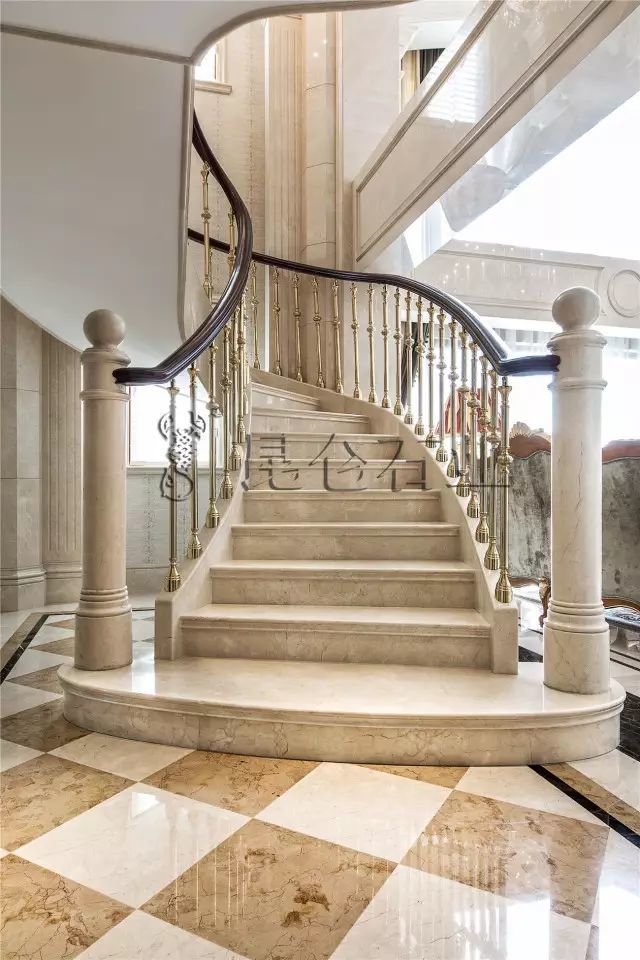 cse上海楼梯展|弧形楼梯经典案例,别墅豪宅的靓丽风景线!_腾讯新闻