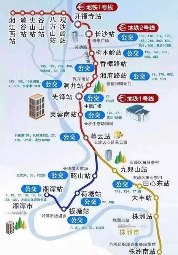 大事件四:长株潭城铁全线通车今年3月,国家发改委批复了长沙市轨道