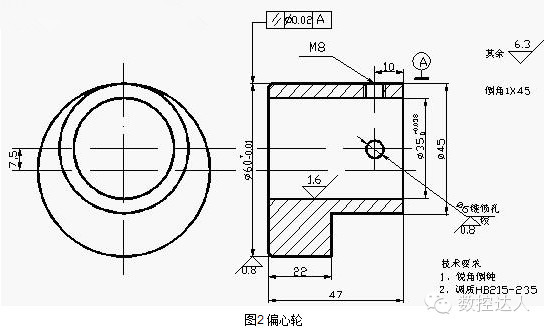 偏心零件的加工方法,這技巧太實用了