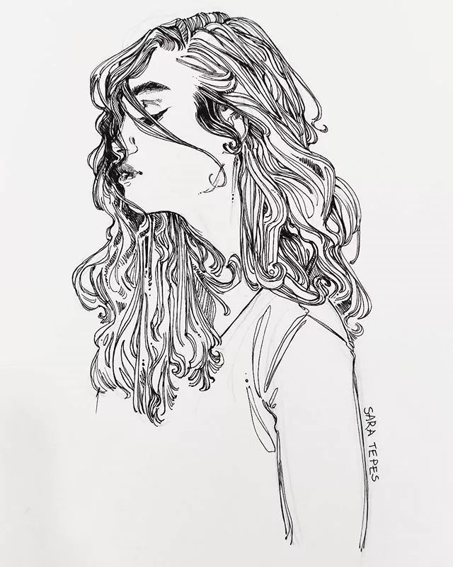 线条画不流畅?来看看这组速写小插画!