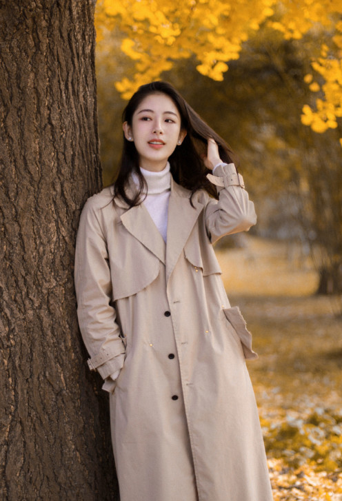 清新淡雅的女孩,知性魅力!
