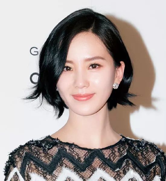 圆脸女生适合的短发发型!