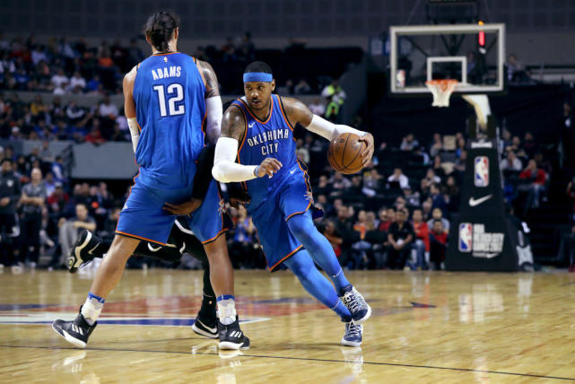 甜瓜持球攻打法被雷霆埋没安东尼多数据创生涯新低