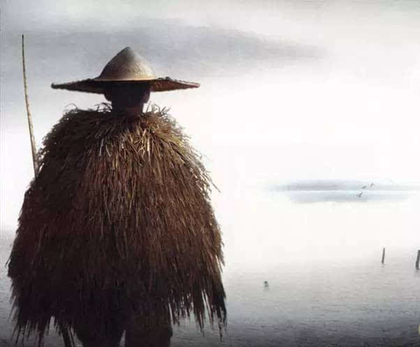 黄蔼北作品——蓑衣