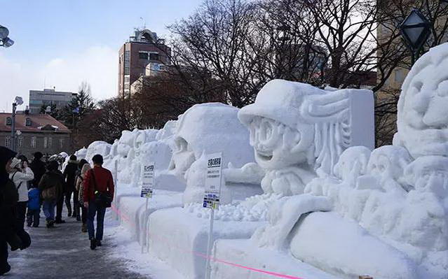 札幌冰雕节 北海道的冰雪奇幻世界