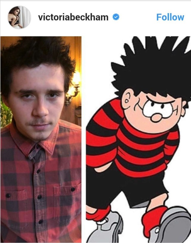 维多利亚取笑儿子的新发型 指责 其女友科洛 布鲁克林 Instagram 漫画家