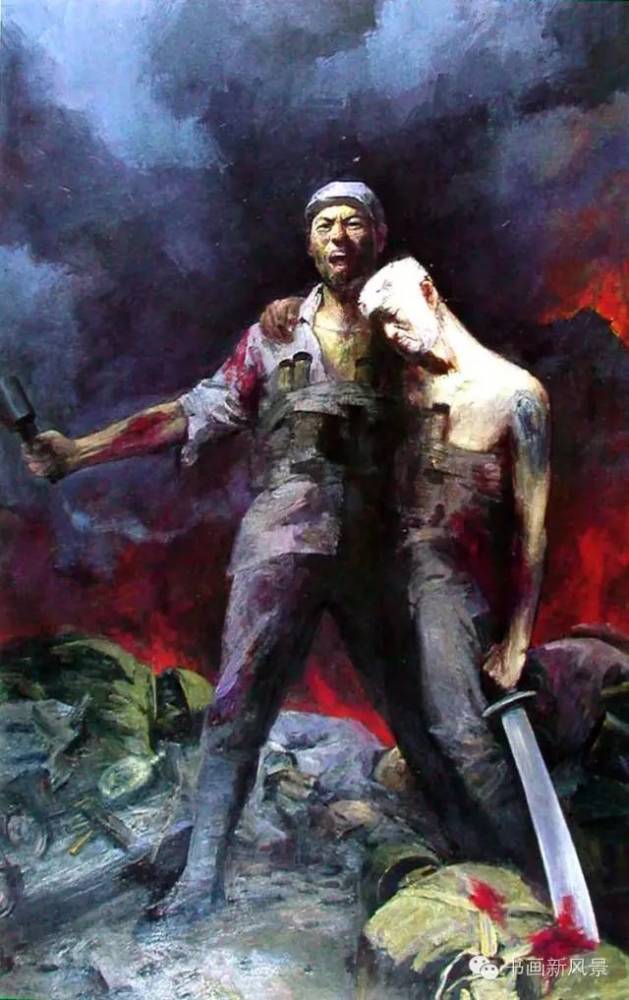 油画|今天是抗战胜利纪念日，看看这些画！