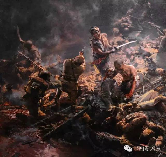 油画|今天是抗战胜利纪念日，看看这些画！