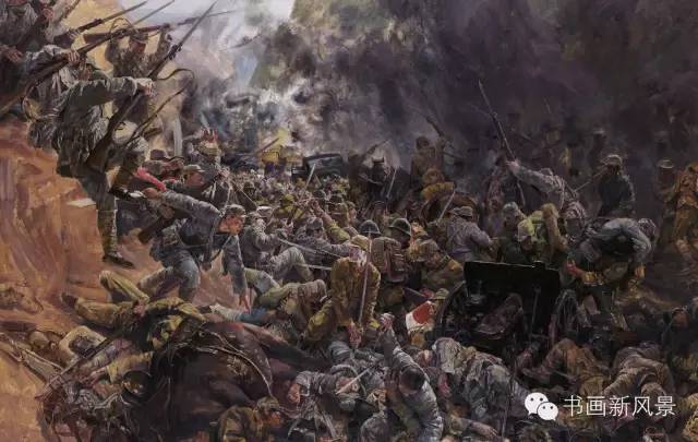 油画|今天是抗战胜利纪念日，看看这些画！