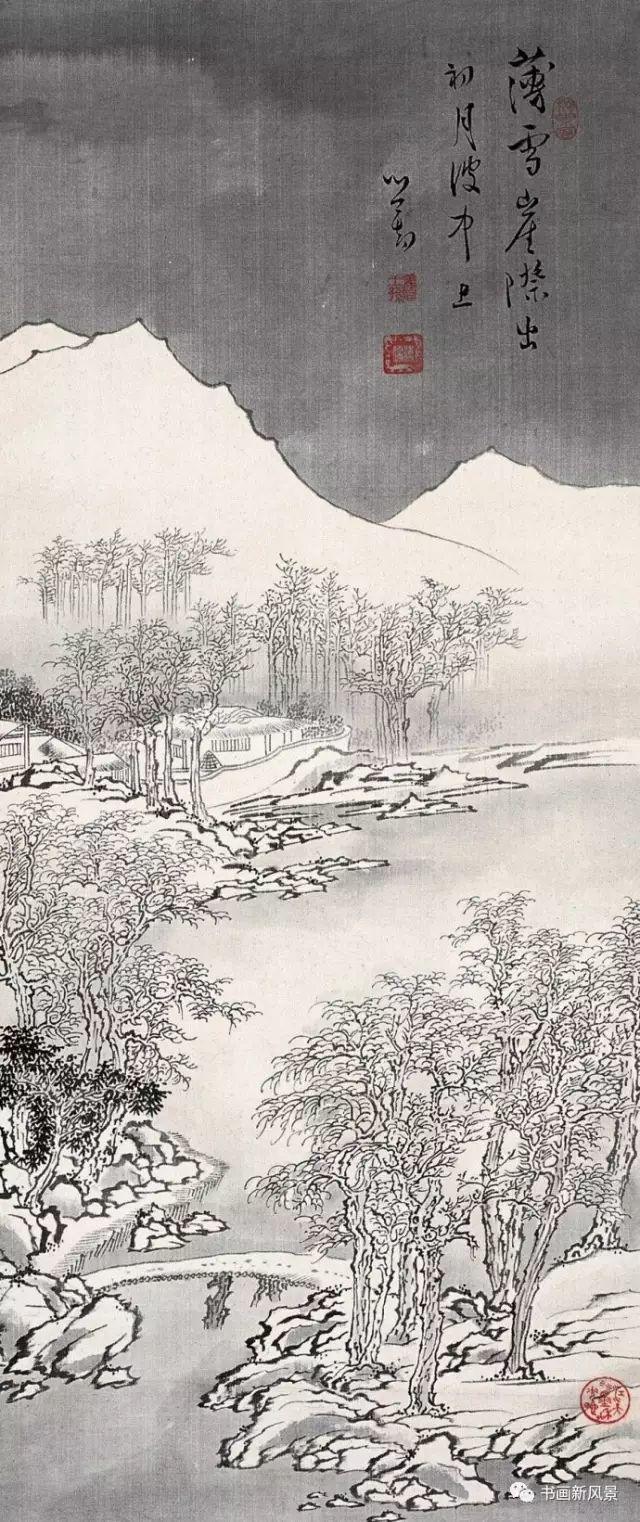 溥儒雪景山水35幅太美了