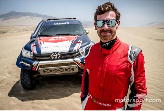 体育频道前上港主帅博阿斯在2018达喀尔拉力赛第四赛段发生事故,造成