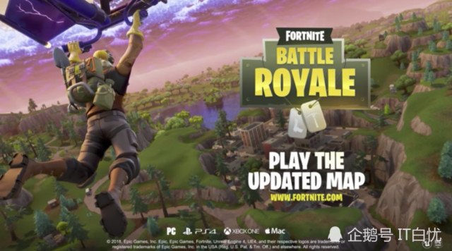 Fortnite 大逃杀 的地图正在为4000万玩家做一个大的更新 腾讯网