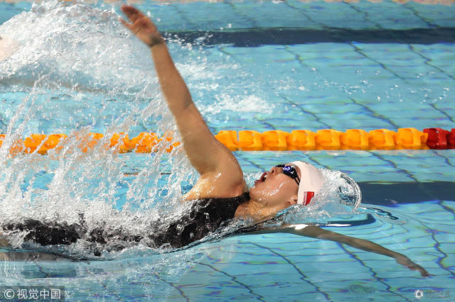 全国春季游泳锦标赛傅园慧汪顺晋级100仰决赛