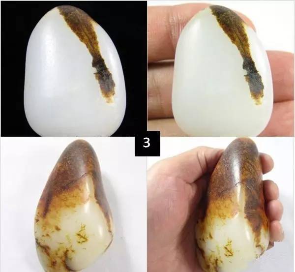 和田玉的真假皮色对比图