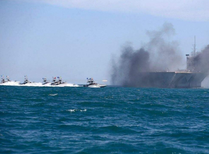 伊朗炮击美国杜鲁门航母后, 又喊话美国: 来吧