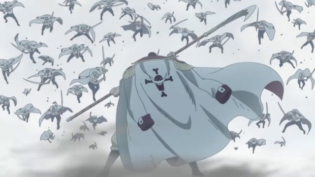 海贼王中的巅峰之战!白胡子击败赤犬,战死沙场