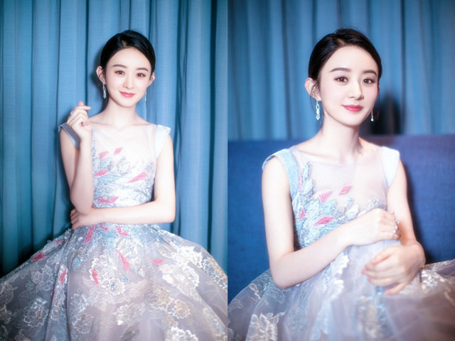 千亿女王赵丽颖出席移动视频风云盛典,被赞"最美霸道总裁"