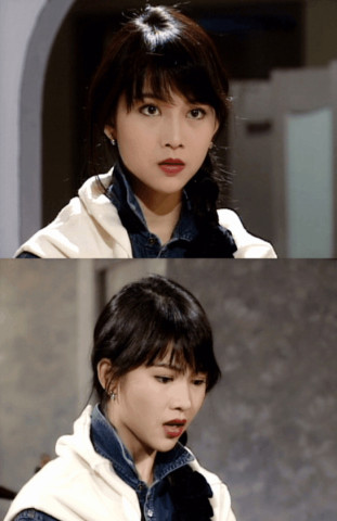 网友精选蔡少芬1993年《天伦》剧照,太美了!张晋转发称芬姐真美