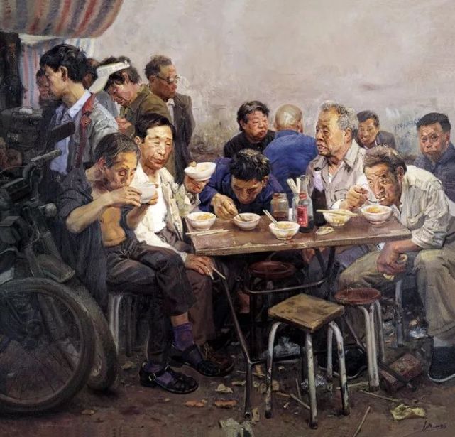 忻东旺 迷城 180×130 布面油画 2010