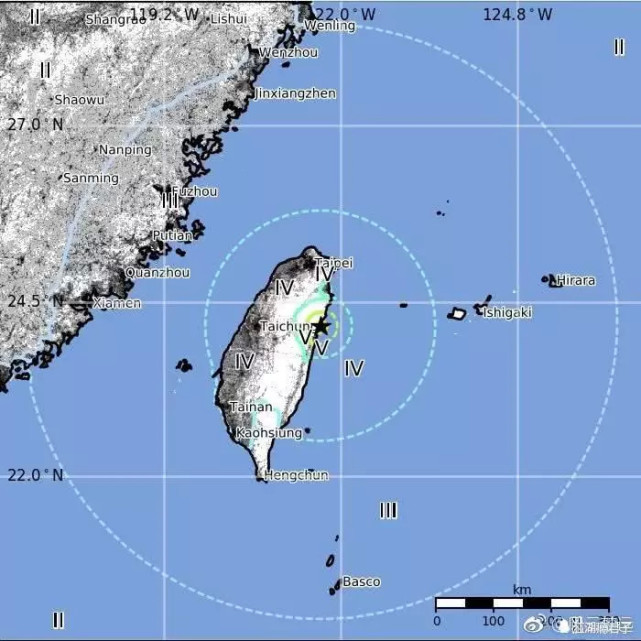 台湾2月6日发生地震 当地及大陆沿海地区均生异象