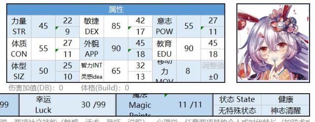 Coc跑团七版角色卡 车卡教程 腾讯网