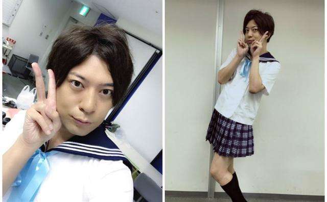 日本一中学男生穿裙子上课 网友 辣眼睛