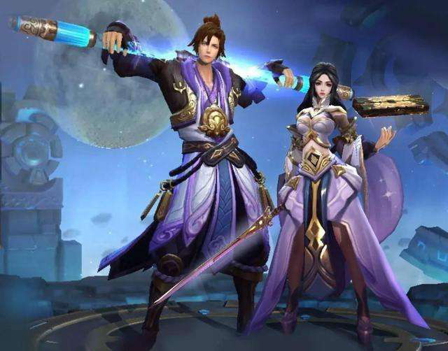 至尊宝&紫霞仙子 孙悟空露娜(至尊宝&紫霞仙子)不同于先前的几套皮肤