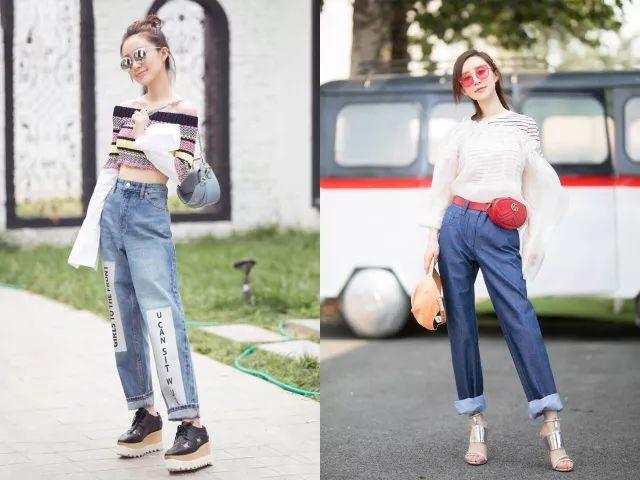 舒畅街拍头大身小好像150cm的大头娃娃?小个子穿成这样真的尴尬!