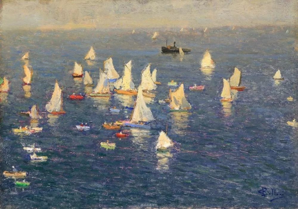 乔治·贝洛尼|意大利绘画：迷人的风景