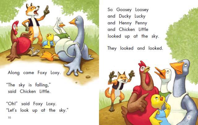 英语绘本故事丨chickenlittle一只忧天小鸡的故事