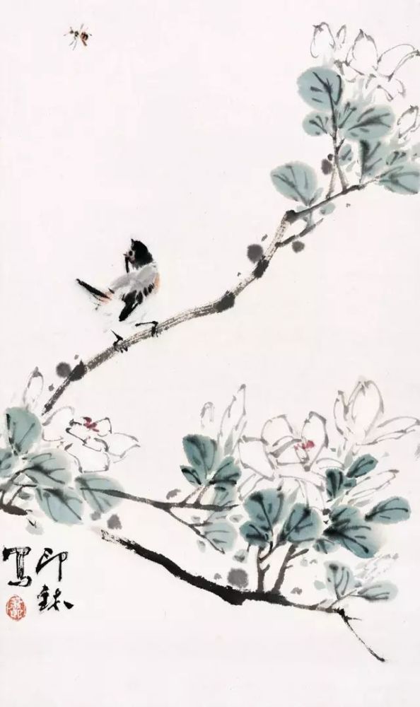 书画联盟丨萧朗小写意花鸟