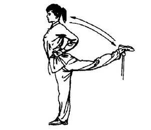 压腿一般以4个八拍为一组,两组慢的两组快的,之后不要急着把动力腿放