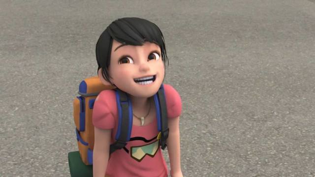 熊出没:小美女赵琳四大奇葩表情,她很擅长"滑稽笑"